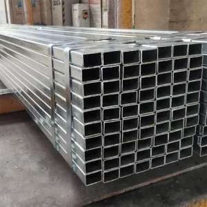 Hot Dipped Galvanized 6m Iron Square Rectangular Hollow Steel Metal Tube 20*20 400*400 Section Profiles ERW Cutting Certified GS