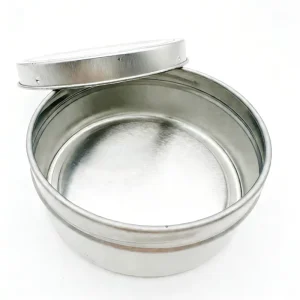 Hot Display Window High clarity Two piece Tin Can Screw Top Metal Containers Tin Box Can with Clear Window for Packaging