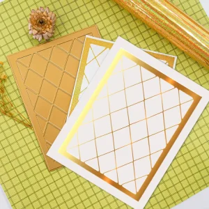 Hot Foil Plate Gridding Metal Cutting Dies Embossing Dies for Card Making Scrapbooking Photo Album Decor