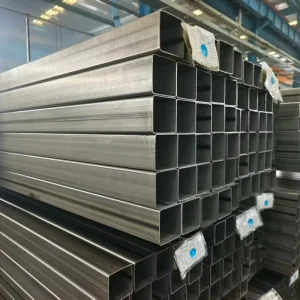 Hot Rolled Galvanized Square Steel Pipe JIS Certified Welded Zinc-Coated Tube for Structural Use 6m Length