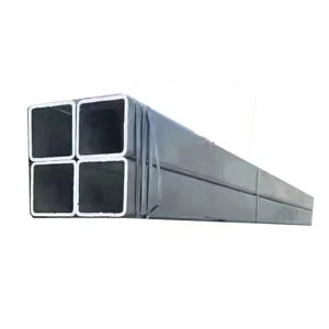 Hot Rolled Galvanized Square Welded Steel Pipe JIS Certified Zinc Coated 6m Length