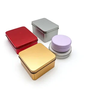 Hot Sell OEM ODM Manufacture Black square Snack Food Storage Candy Toy Gift Tin Cans Metal Gift Tin Box for Packaging