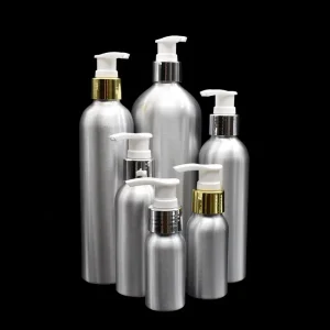 Hot Selling 30ml 1000ml Aluminum Cosmetic Bottle Refillable Essential Oil Shampoo Aluminum Metal Bottle with Pump Spray Cap