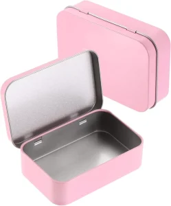 Hot Selling Large Food Grade Cookies Rectangle Tin Can Custom Printed Metal Lunch Hinge Tin Box Vintage Metal Box for Food
