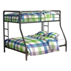 Hot Selling Metal Bunk Bed OEM ODM Customized Steel Double Layer Iron Bunk Beds for Bedroom Hotel School or Apartment