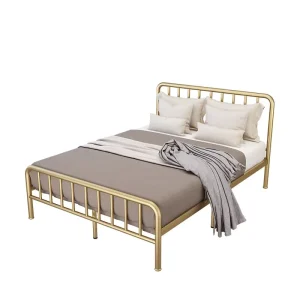 Hot Selling Metal Modern Durable Metal Bed High Quality Adult Single Bed Double Iron Bed Frame