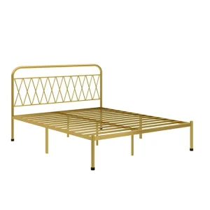 Hot Selling Modern Metal Steel Bed Frames Good Quality Single Beds Set