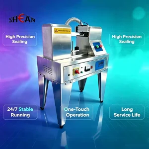 Hot Selling Ultrasonic Tube Sealing Machine Semi Auto Cream Sealing Paste Cosmetic Plastic Tube Sealing Machine