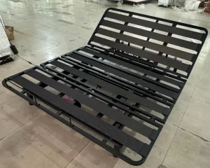 Hotel Grade Electric Adjustable Bed Frame Modern Functional Curved Design Durable Foldable Wireless Controllable Iron Bed Base