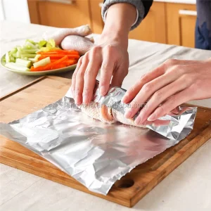Household Kitchen Food Grade Aluminum Foil Roll Metal Foil