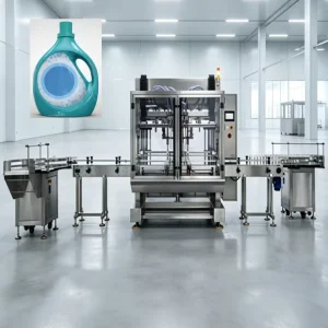 Hygienic Efficient Aseptic Volumetric Bottling Machine for Drinking Water Milk Detergent Gallon Liquid Filling Machine