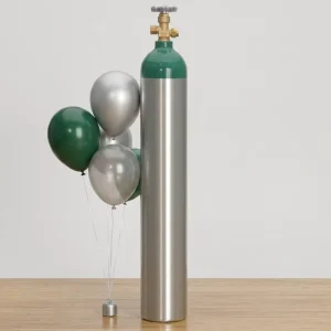 ISO 7866 Aluminum CO2 Gas Cylinder, 2L, 200bar, 108mm Outer Diameter, Medical and Food Grade