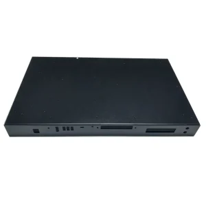 ISO Certificated Factory Black Anodized Aluminium Sheet Metal Stamping Welding Forming Electronic Chassis Junction Box Case BOx