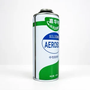 ISO9001 Certified Stainless Tinplate Aerosol Spray Can with Screw Cap for Car Care Cleaner Silicone Products Tin Packaging