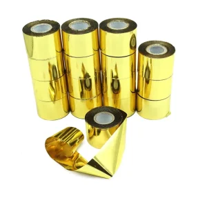 Imitation Gold Leaf Foil Roll Sheets Rolling Paper for Gilding Crafts Decoration