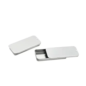 In Stock 15g Small Candy Tinplate Metal Box With Slide Lid