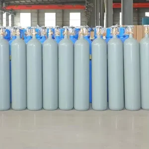 Industrial 15 Liter Seamless Gas Cylinder Portable High Pressure Gas Storage Cylinder