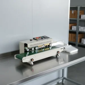 Industrial Electric Automatic Continuous Heat Sealer for Paper and Plastic Chemical Packaging Bags