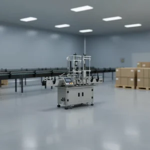 Industrial Electric Screw Vacuum Capper with Automatic Lid Placement for Beverage Packaging