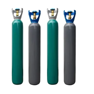 Industrial Gas Cylinders Oxygen Hydrogen Argon Helium Carbon Dioxide Nitrogen High Pressure Seamless Steel 40L 50L Custom ISO CE