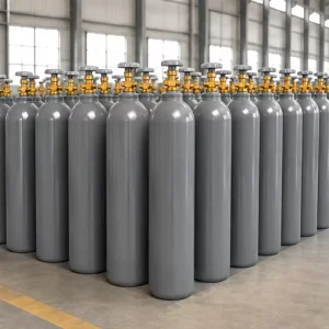 Industrial High Pressure Nitrogen Gas N2 40L 47L 50L Cylinder Refillable Steel Tank Custom Logo OEM Price KAIMEI ISO9001