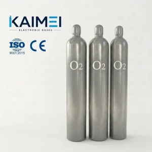 Industrial High Pressure Oxygen Gas Cylinder O2 40L 47L Refillable Steel Tank for Welding and Cutting