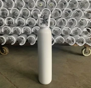 Industrial Steel Gas Cylinder 40L High Pressure 48kg Oxygen Cylinder CO2 Nitrogen Argon Helium Hydrogen Xenon Neon