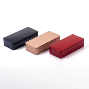 Industrial Use Eco Friendly Recyclable Tinplate Square Iron Boxes for Tea Biscuit Cookies Candy & Toys Holiday Gift Packaging