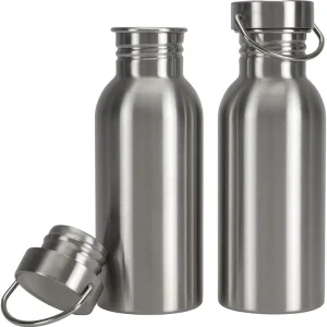 Insulated Bottles Bulk Stainless Steel Double Wall Sport Bottle with Lid of Handle Metal Reusable Thermoses Flask for School