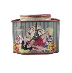 Irregular Octagonal Metal Tin Box for Christmas Gifts