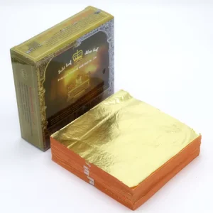Italy Imitation Gold Leaf Foil Paper for Wall, Frame, Furniture, and Ceiling Decor