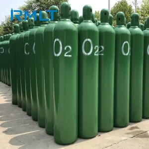 KAIMEI Medical Industrial Grade Oxygen Gas O2 TPED Certified 135Bar ISO9809 Standard 40L 50L High Pressure Seamless Steel Gas