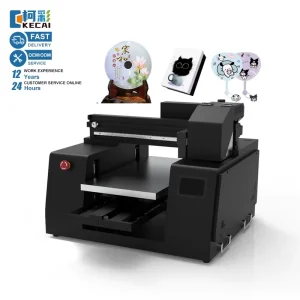 KECAI Trending A3 Size Desktop UV Flatbed Printer for Metal Applications