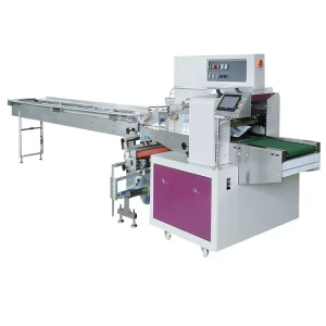 KEZE Full Automatic Pillow Packaging Machine for Food Filling Bags Pouches Film with High Accuracy