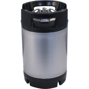 Kegstorm Home Brewing Beer Keg 9.5L 304 Stainless Steel Ball Lock Cornelius Style Bucket Rubber Handle Black Blue Orange