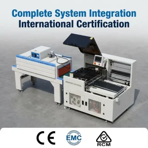 L450 Electric High-Speed Automatic PLC Touch Screen Heat Shrink Packaging Machine L-Bar Sealer