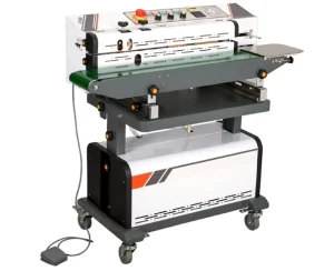 LF-1080 Vertical Continuous Band Sealing Machine with Nitrogen Air Filling