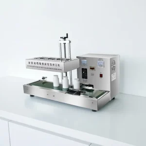 LGYF 2100B Automatic Water cooled Continuous Induction Bottle Seeling Machine Aluminum Foil Sealer