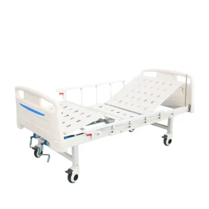 LK B1 Two Function Manual Hospital Bed Metal Construction 1900x900x500mm Class I 1 Year Warranty