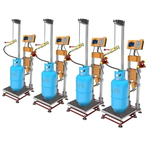 LPG Gas Cylinder Filling Machine Cylinder Filling Station Automated LPG Gas Cylinder Filling Scale