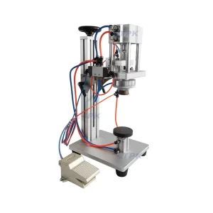 LT LTX80 Semi Automatic Pneumatic Capping Machine for Perfume Bottle Crimping Machine for Metal Caps Perfume Pump