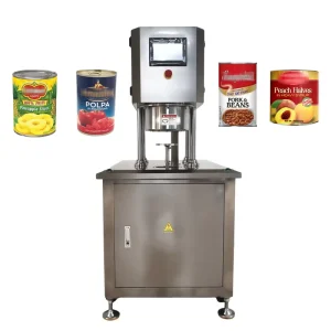 LWT High Efficiency Automatic Stainless Steel Canned Food & Beverage Sealing Machine with Vacuum & Heat Sealing for Foil & Glass