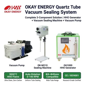 Laboratory Apparatus Quartz Ampoule Glass Tube Vacuum Sealing Machine Vacuum Tube Sealer with CE FCC
