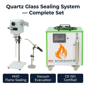 Laboratory Oxyhydrogen-Flame Rotatable Quartz Tube Sealing Machine