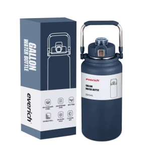 Large-Capacity Portable Insulated Stainless Steel Beer Keg and Water Bottles with Lids