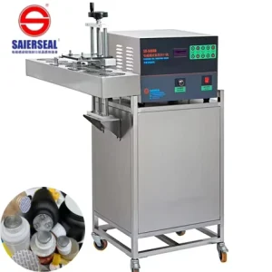 Large-Capacity Wide-Mouth Bottle Induction Sealing Machine with Air Cooling for Flat-Top Foil Lids