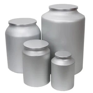 Large Diameter Aluminum Metal Cans for Powder Tea and Food Storage