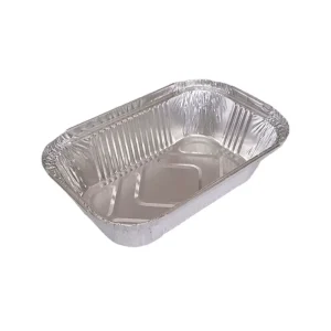 Large Rectangular Disposable Aluminum Foil Roaster Catering Tray for Hotel Buffet and Banquet Service