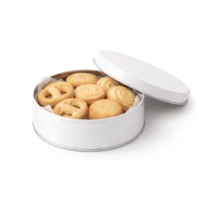 Large Tinplate Recyclable Eco Friendly Cookie Tin Box 168x78mm Customizable Container for Biscuits Bakery Gifts Food Packaging