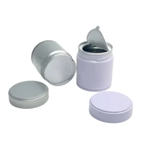 Leak-Proof Matcha Tea Powder Tin Can with Easy-Peel Foil Lid, Food-Grade Tinplate, 30g 40g 50g